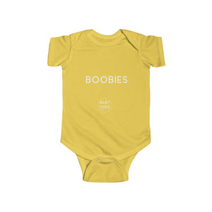 BOOBIES - Infant Fine Jersey Bodysuit