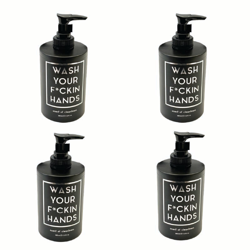 WASH YOUR F*CKIN HANDS (4 pack)  - Scent of Cleanliness