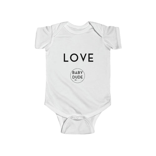 LOVE - Infant Fine Jersey Bodysuit